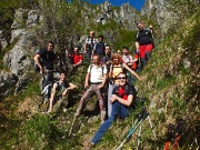 Al PIZZO GRANDE del Sornadello sul sentiero ‘Passo Lumaca' il 12 maggio 2013